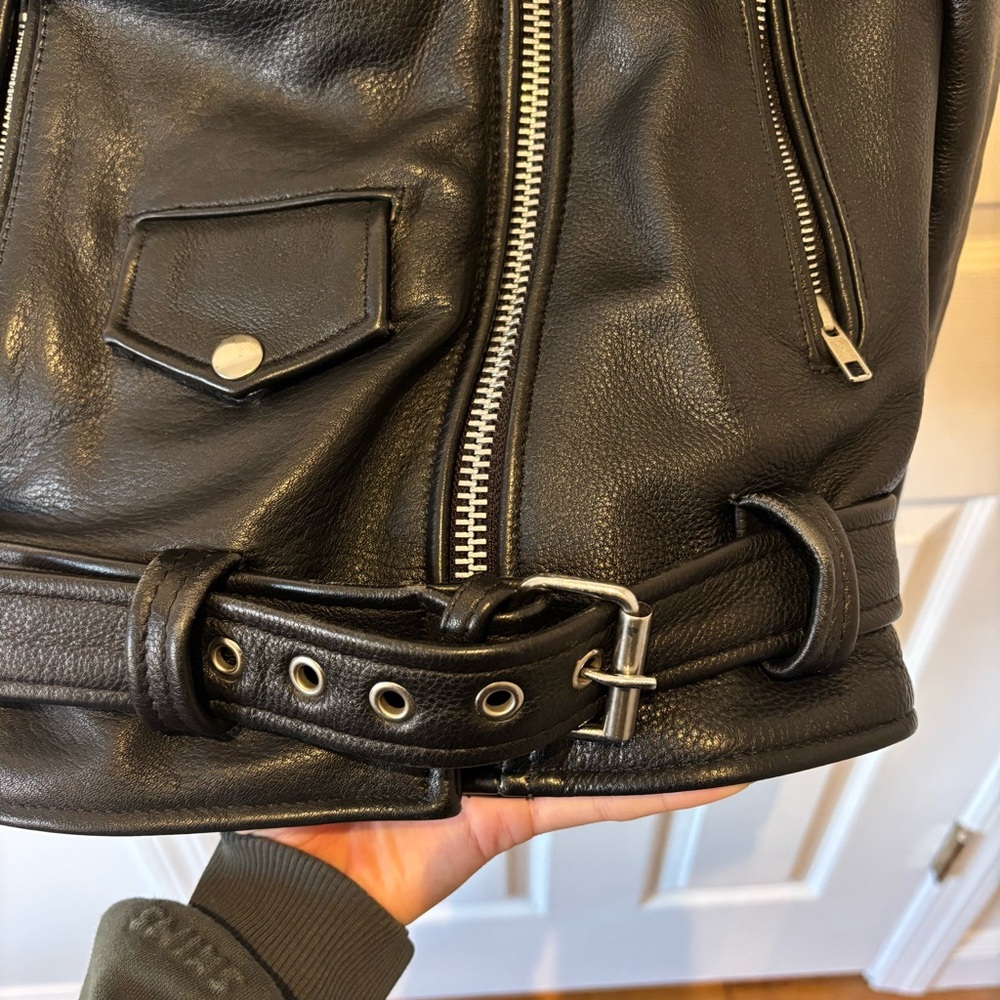 Understated Leather ‘Easy Rider’ Jacket - Picture 4 of 9